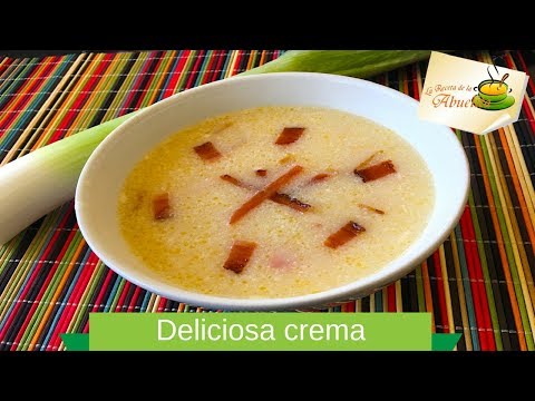 crema-de-tocino-jamon-y-poro-riquisima
