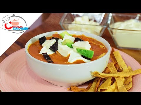 como-hacer-sopa-de-tortilla-con-sabor-a-rancho