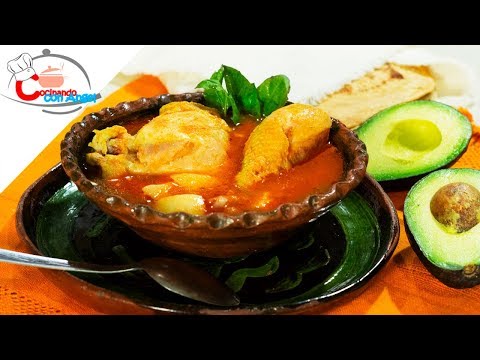 pollo-en-salsa-con-papas