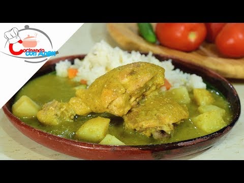 pollo-con-papas-en-salsa-verde