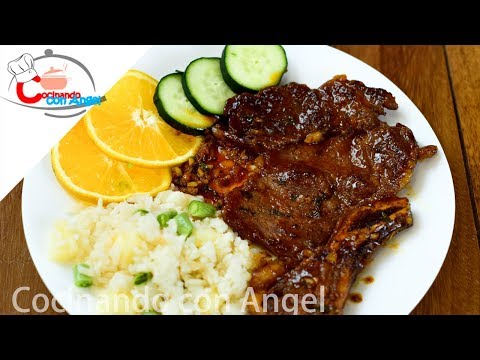 chuletas-de-res-a-la-naranja