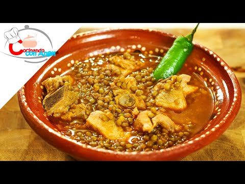 lentejas-con-carne-de-puerco