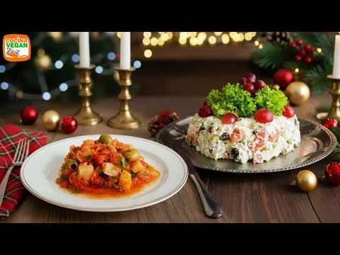 cena-de-navidad-sin-productos-animales-ensalada-cremosa-y-palmito-a-la-vizcaina-receta-facil